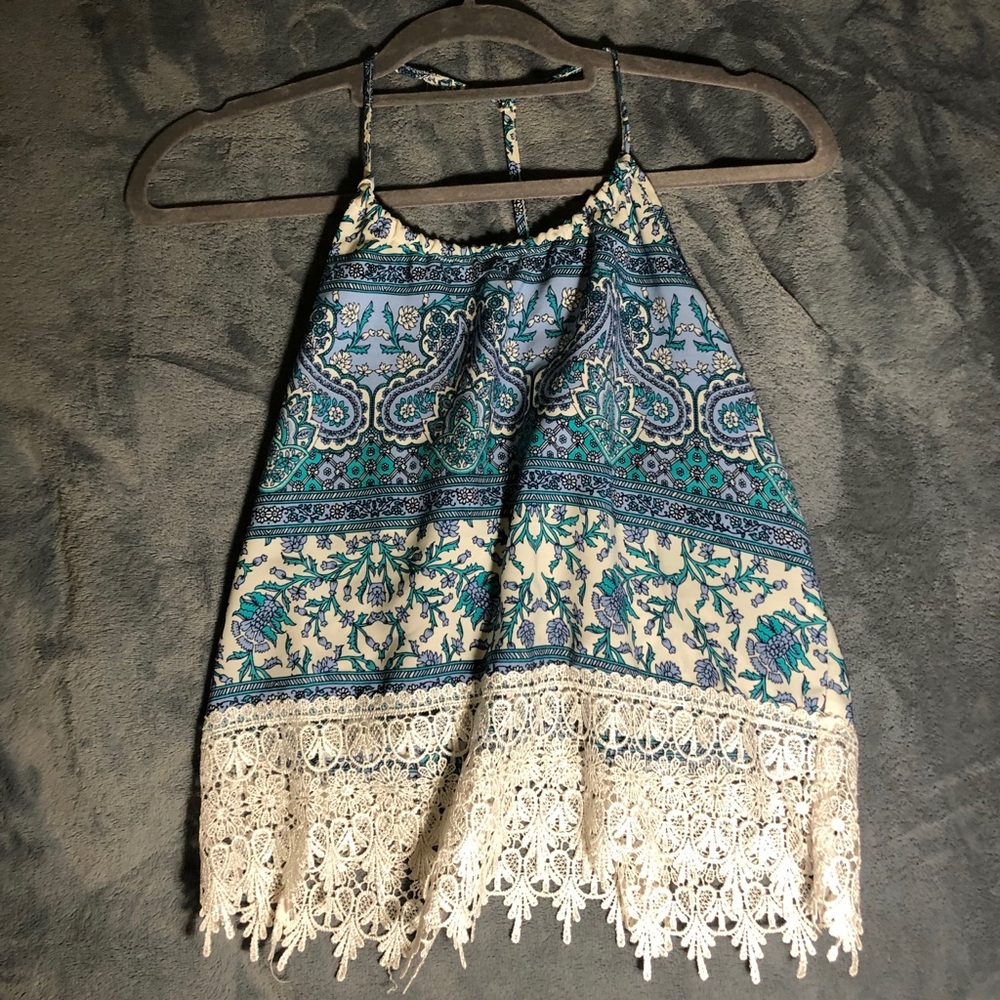 Bohemian LA Hearts Halter Top